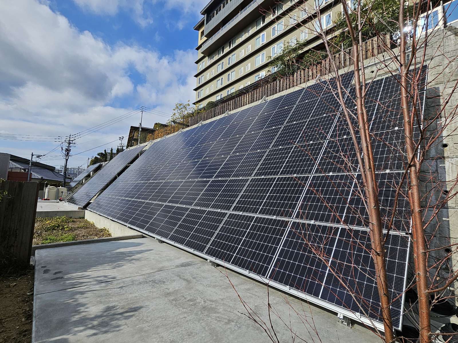 ホテル古涌園太陽光設置工事